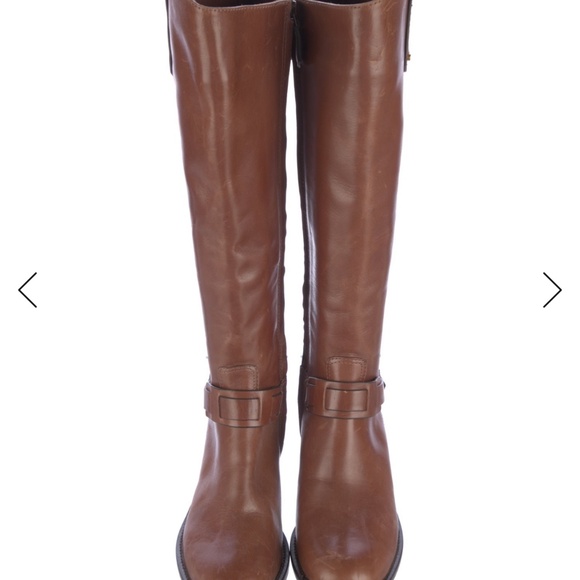 Tory Burch Leather Knee High Riding Boots - Picture 3 of 6